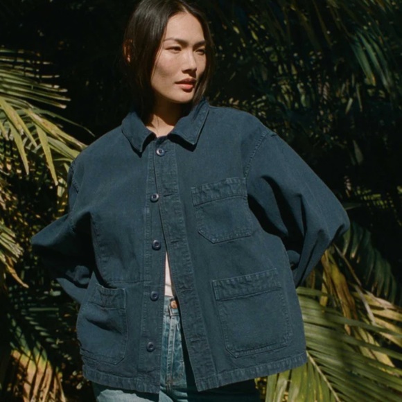 Doen Jackets & Blazers - Doen Carmel Jacket in Adriatic